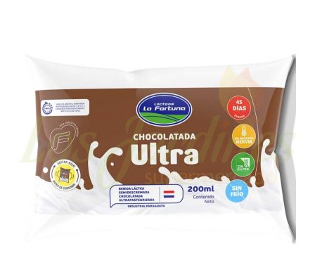 BEBIDA LACTEA CHOCOLATADA LA FORTUNA ULTRA 200ML