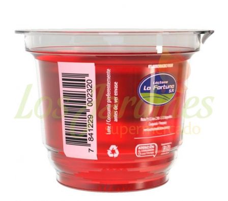 POSTRE DE GELATINA SABOR FRUTILLA 120 GR