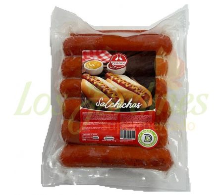 SALCHICHA HOT DOG CON COLORANTE x UNIDAD