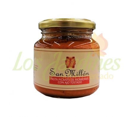 PASTA PICANTE MORRON CON AJO SAN MILLAN 190G;