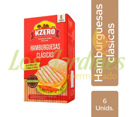 HAMBURGUESA KZERO X 6 UND REF:CR2724NVO