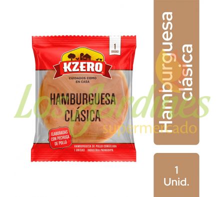 HAMBURGUESA DE PECHUGA KZERO X UND REFCR274DIS48