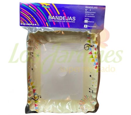 BANDEJA GERMANY N°3 CON DISEÑO 25U