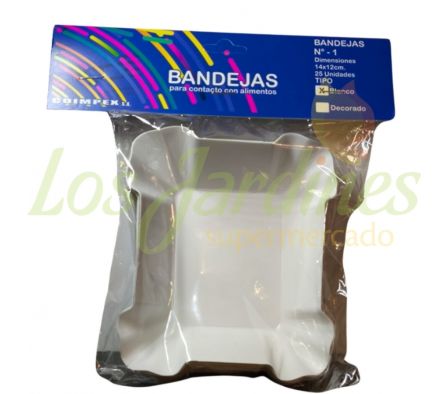 BANDEJA GERMANY N°1 BLANCO 25U