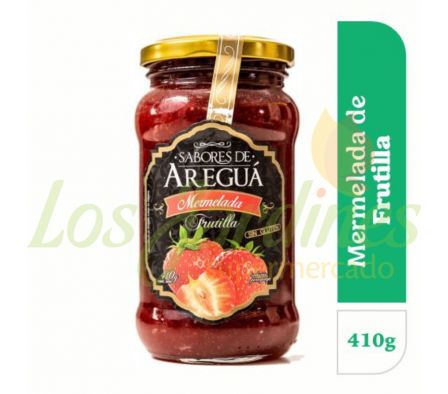 MERMELADA SABORES DE AREGUA FRUTILLA 440 GR
