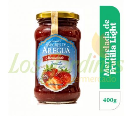 MERMELADA LIGHT SABORES DE AREGUA FRUTILLA 350 G