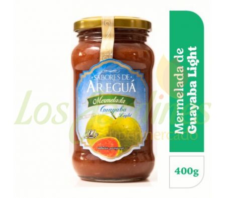 MERMELADA SABORES DE AREGUA GUAYABA LIGHT 400G