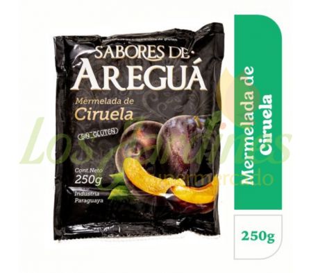 MERMELADA SABORES DE AREGUA CIRUELA  250G