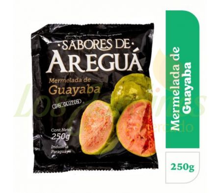 MERMELADA SABORES DE AREGUA GUAYABA SACHET  250G