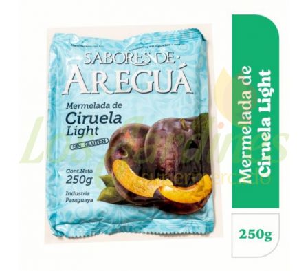 MERMELADA SABORES DE AREGUA CIRUELA LIGHT 250G