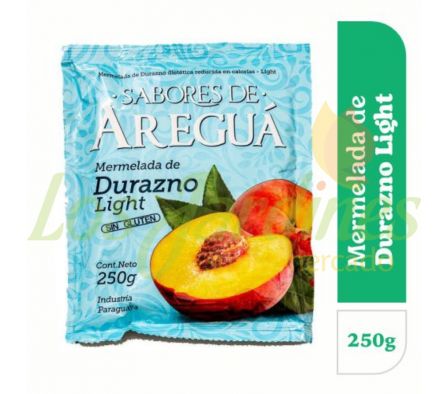 MERMELADA SABORES DE AREGUA DURAZNO LIGHT 250G