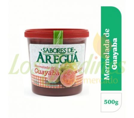 MERMELADA DE GUAYABA SABORES DE AREGUA 500G