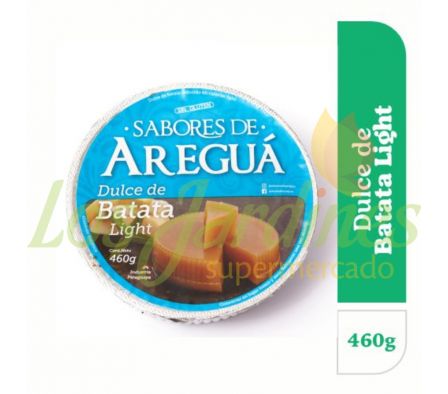 DULCE DE BATATA SABORES DE AREGUA LIGHT 460G