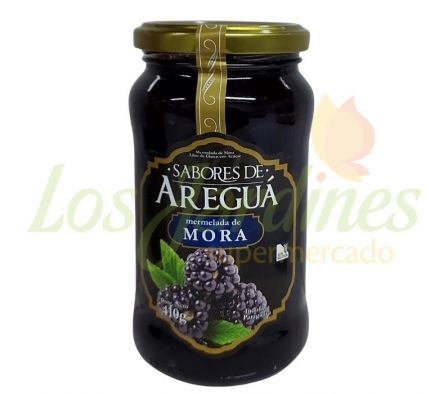 MERMELADA DE MORA SABORES DE AREGUA 410G