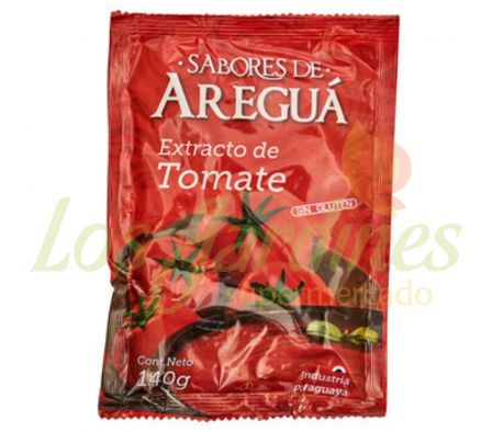EXTRACTO DE TOMATE SABORES DE AREGUA SACHET 140