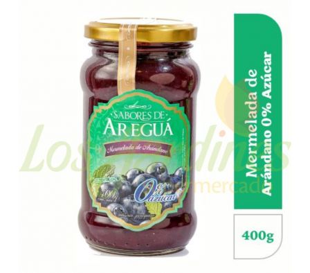 MERMELADA CERO AZUCAR ARANDANO FRASCO 400 GR