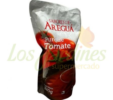 PURE DE TOMATE SABORES DE AREGUA 520G