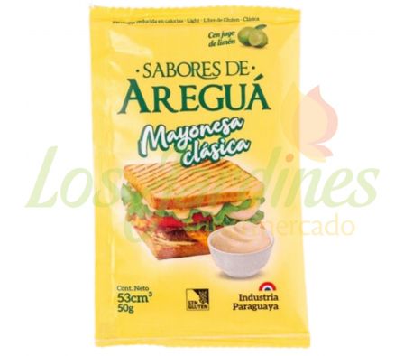 MAYONESA SABORES DE AREGUA SACHET 50G