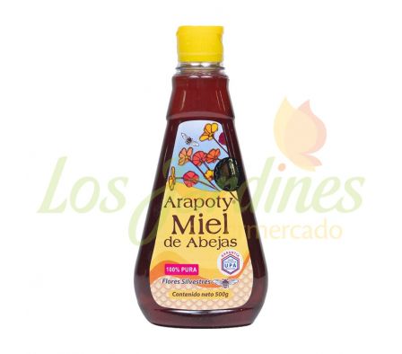 MIEL DE ABEJA ARAPOTY 500 GR. - PET. PLANO