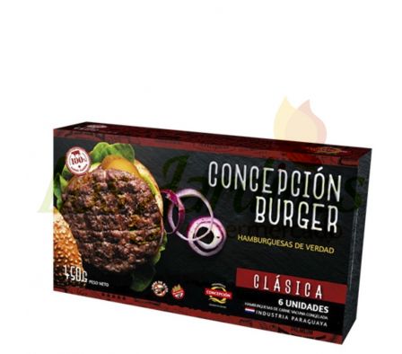 HAMBURGUESA CONCEPCION CLASICA X 6 UNI