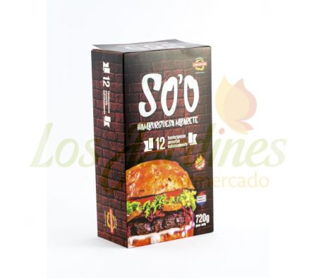 HAMBURGUESA SO'O X 12 UNI