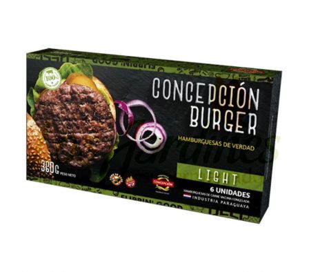 HAMBURGUESA CONCEPCION LIGHT X 6 UNI
