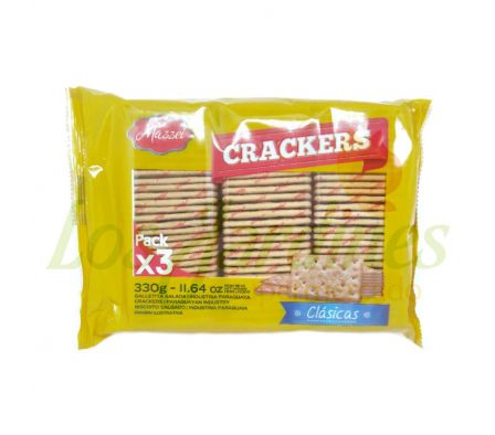 GALLETITA MAZZEI CRACKERS TRIPACK 330G