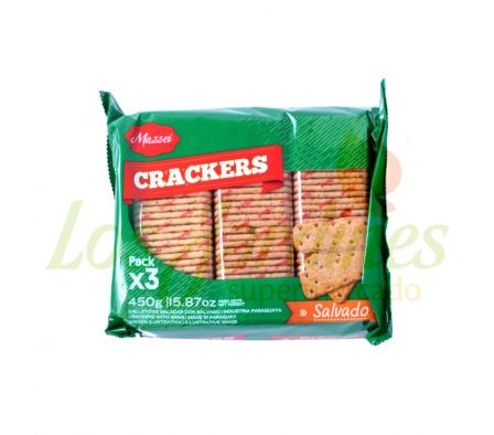 GALLETITA MAZZEI CRACKERS SALVADO TRIPACK 450G