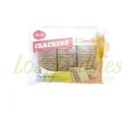 GALLETITA MAZZEI CRACKER 8 SEMILLAS TRIPACK 465G