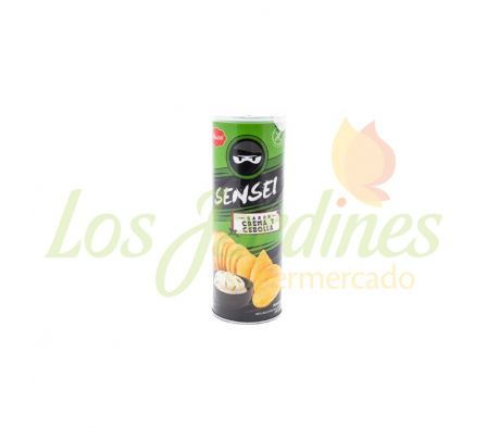 PAPAS FRITAS SABOR CREMA Y CEBOLLA 140 GR SENSEI