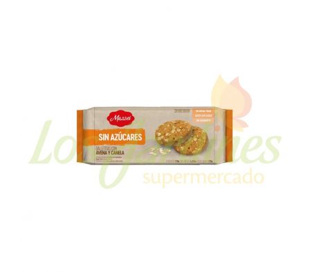 GALLETITA MAZZEI AVENA Y CANELA SIN AZUCAR 120 GR
