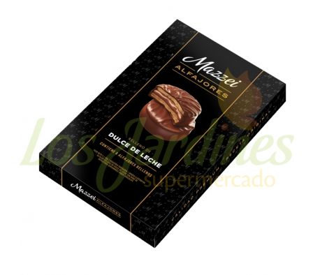 ALFAJOR MAZZEI PREMIUM BAÑO NEGRO 50G X 6U