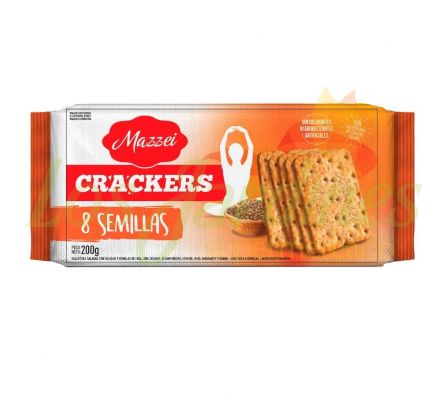 GALLETITA MAZZEI CRACKERS 8 SEMILLAS 200G