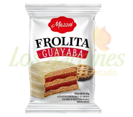 ALFAJOR TRIPLE DE GUAYABA MAZZEI CHOCOLATE BLANCO