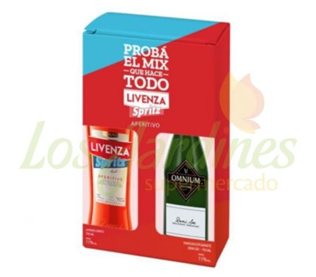 PACK APERITIVO LIVENZA+ESPUMANTE OMNIUM 750ML