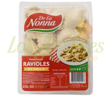 RAVIOLES DE POLLO DE LA NONNA 500G