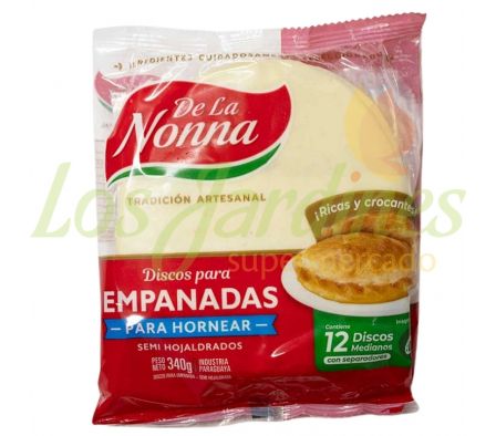 DISCO PARA EMPANADAS DE LA NONNA SEMIHOJALDRADA M