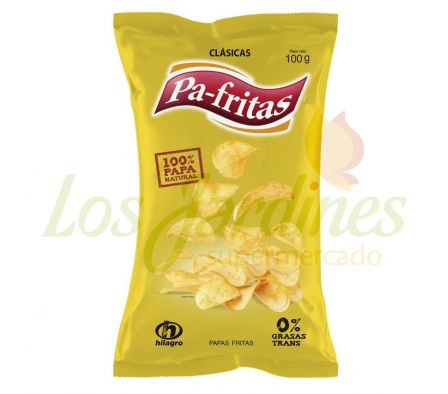 PAPAS FRITAS ORGANICAS PA-FRITAS 100 GRS