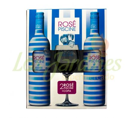 2 ROSE PISCINE + COPA ROSE PISCINE 600ML;