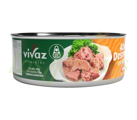 ATUN DESMENUZADO VIVAZ EN ACEITE 170G