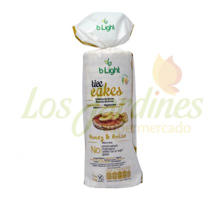 GALLETA DE ARROZ - MIEL Y ANIS GBI-LIGHT 110 GR