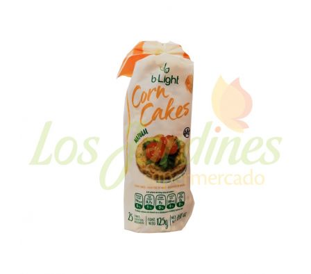 GALLETAS DE MAIZ NATURAL B-LIGHT X 125 GR