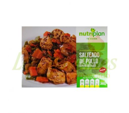 SALTEADO DE POLLO Y VEGETALES KZERO 360G