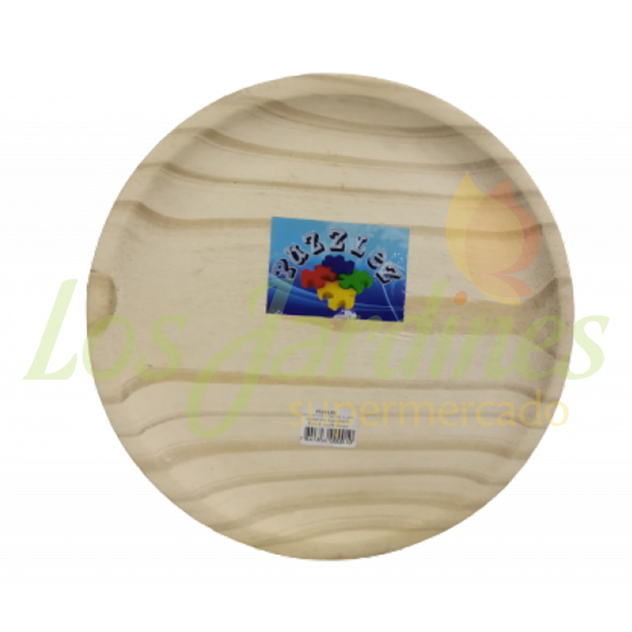PLATO DE MADERA P/ASADO GRANDE PUZZLEZ