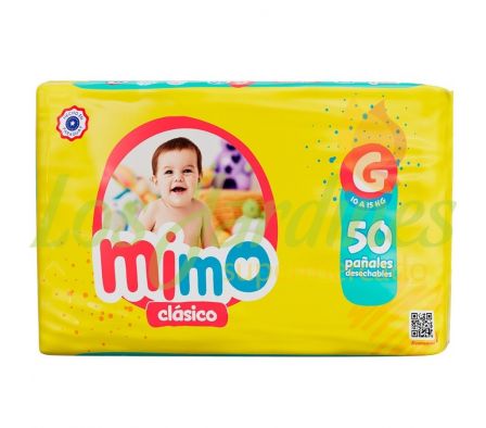 PAÑAL MIMO CLASICO GRANDE MEGA 50U