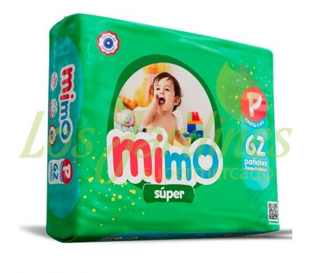 PAÑAL MIMO SUPER PEQUEÑO MEGA 62U