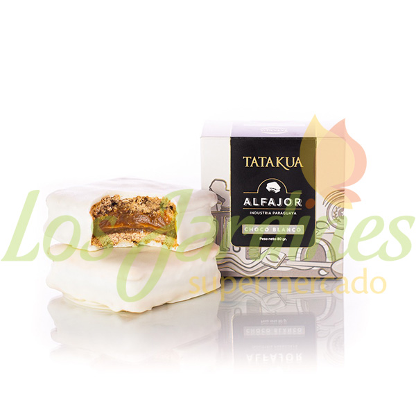 ALFAJOR TATAKUA CHOCO BLANCO 80G