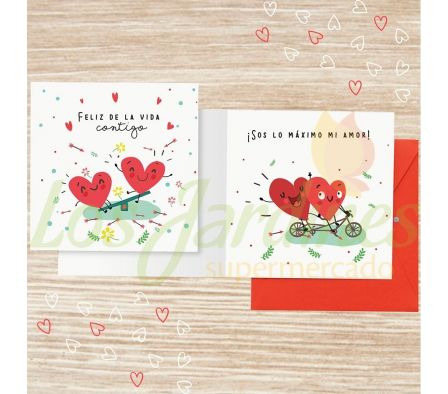 TARJETA DARPY ABRE Y CIERRA 13x26