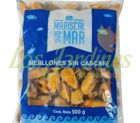 MEJILLONES SIN CÁSCARA PULPA MDM 500 GR