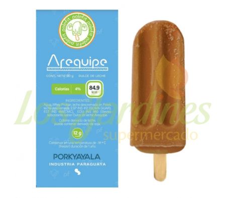 HELADO  WHEY PALEFIT DULCE DE LECHE AREQUIPE